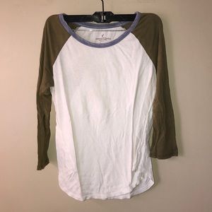 Baseball style t-shirt